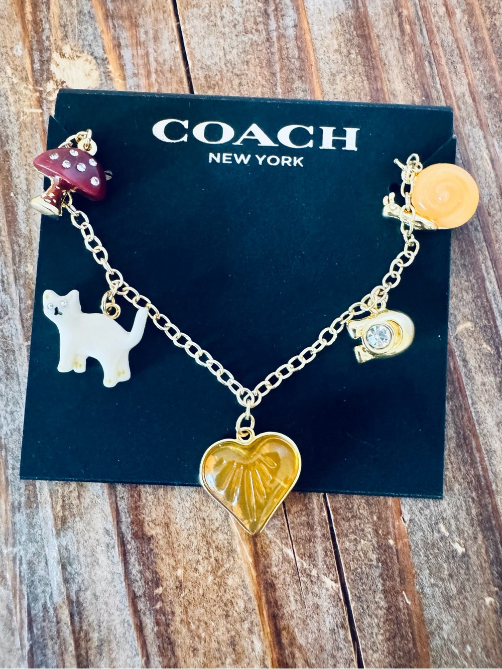 Coach Creature Multi Charm Bracelet, NWOT - Picture 16 of 16